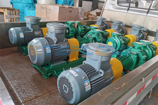 fluoroplastic centrifugal pump